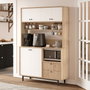 Hanah Home Armario Multiusos RE5-SW Roble y Blanco